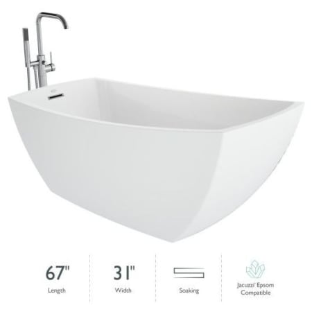 A large image of the Jacuzzi STB6731BUXXXX White
