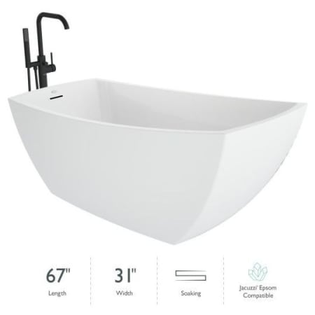 A large image of the Jacuzzi STM6731BUXXXX Gloss White