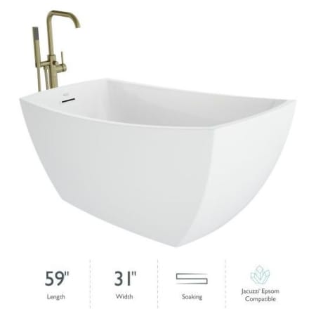 A large image of the Jacuzzi STZ5931BUXXXX Gloss White