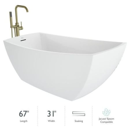 A large image of the Jacuzzi STZ6731BUXXXX Gloss White