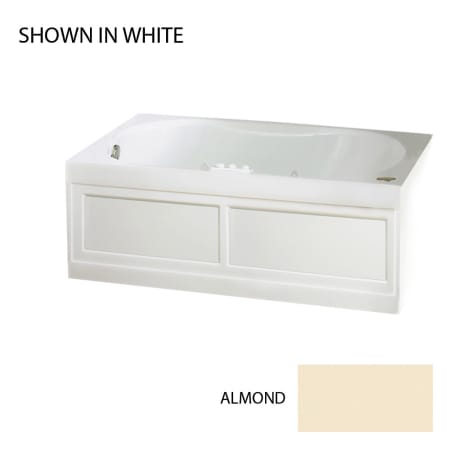 A large image of the Jacuzzi EPS6042 WLR 1XX Almond