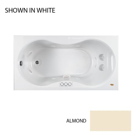 A large image of the Jacuzzi ESP6032 WLR 1XX Almond