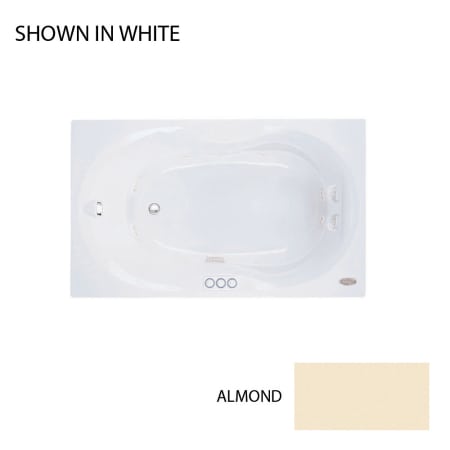 A large image of the Jacuzzi ESP6036 WLG 1XX Almond