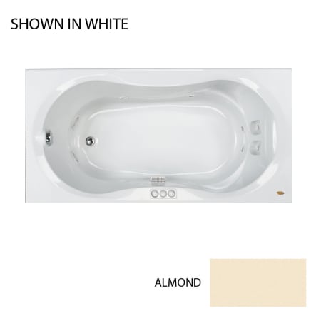 A large image of the Jacuzzi ESP7236 WLG 1XX Almond