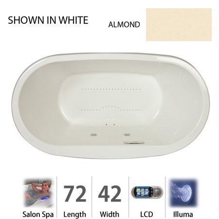 A large image of the Jacuzzi MIO7242 CCR 5IH Almond