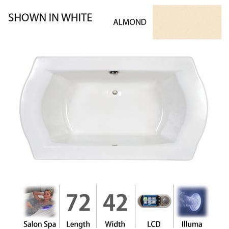 A large image of the Jacuzzi SAL7242 CCR 5IH Almond