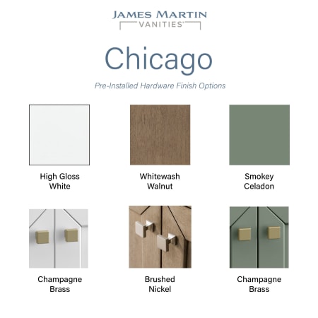 A large image of the James Martin Vanities 305-V48 Hardware Options