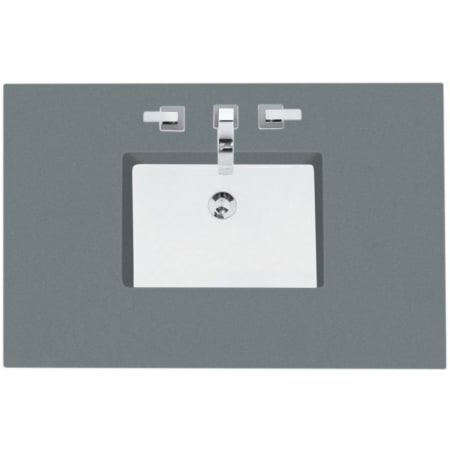 A large image of the James Martin Vanities 050-S36-SNK Cala Blue