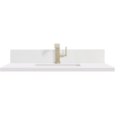 A large image of the James Martin Vanities 051-S36-BS White Zeus