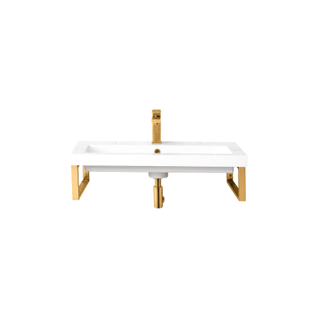 A large image of the James Martin Vanities 055BK1631.5WG2 Radiant Gold
