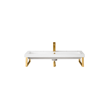 A large image of the James Martin Vanities 055BK1639.5WG2 Radiant Gold