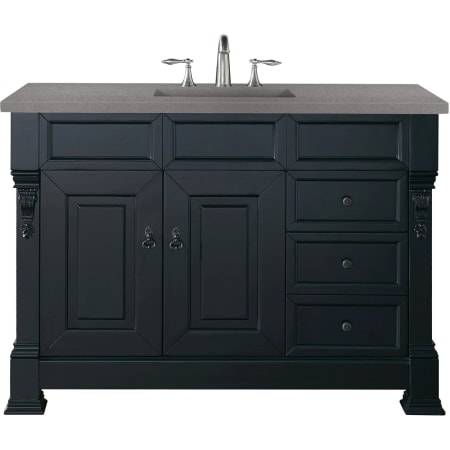 A large image of the James Martin Vanities 147-114-526-3GEX Antique Black