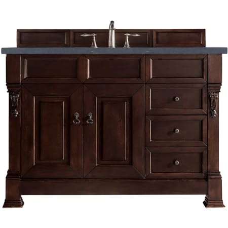 A large image of the James Martin Vanities 147-114-526-3CSP Burnished Mahogany