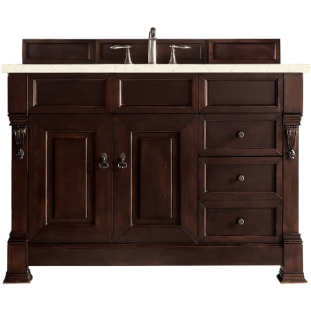 A large image of the James Martin Vanities 147-114-526-3EMR Burnished Mahogany