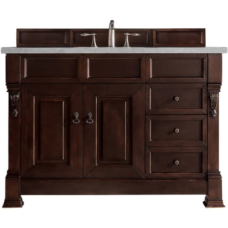 A large image of the James Martin Vanities 147-114-526-3ESR Burnished Mahogany