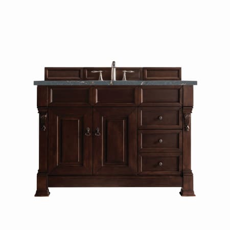 A large image of the James Martin Vanities 147-114-526-3PBL Burnished Mahogany
