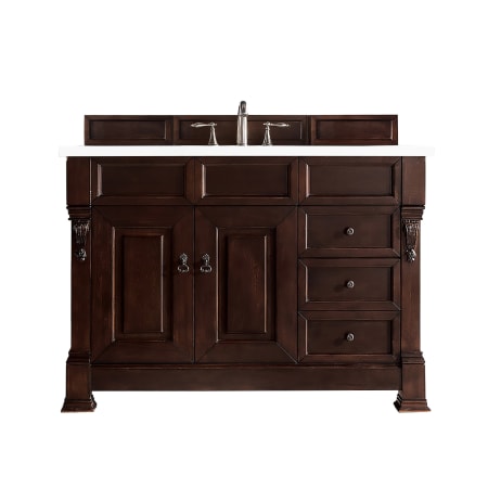 A large image of the James Martin Vanities 147-114-526-3WZ Burnished Mahogany