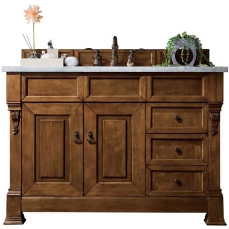 A large image of the James Martin Vanities 147-114-526-3CAR Country Oak
