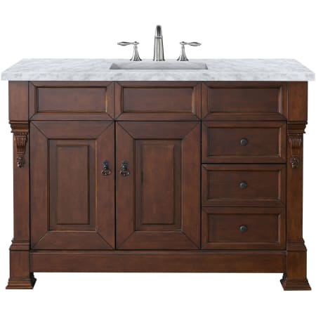 A large image of the James Martin Vanities 147-114-526-3CAR Warm Cherry