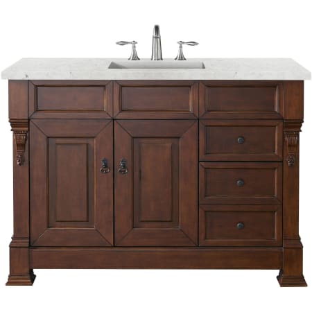 A large image of the James Martin Vanities 147-114-526-3EJP Warm Cherry
