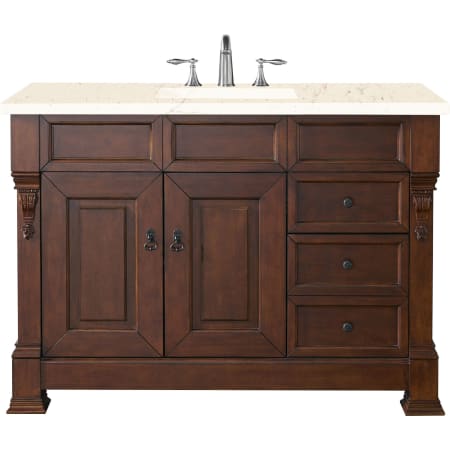 A large image of the James Martin Vanities 147-114-526-3EMR Warm Cherry