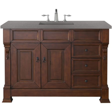 A large image of the James Martin Vanities 147-114-526-3GEX Warm Cherry