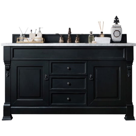 A large image of the James Martin Vanities 147-114-531-3CAR Antique Black