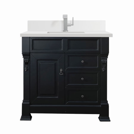 A large image of the James Martin Vanities 147-114-556-1WZ Antique Black