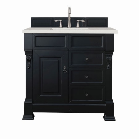 A large image of the James Martin Vanities 147-114-556-3LDL Antique Black
