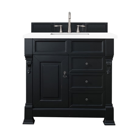 A large image of the James Martin Vanities 147-114-556-3WZ Antique Black