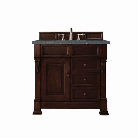 A large image of the James Martin Vanities 147-114-556-3PBL Burnished Mahogany