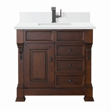 A large image of the James Martin Vanities 147-114-556-1WZ Warm Cherry