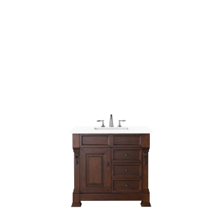 A large image of the James Martin Vanities 147-114-556-3WZ Warm Cherry