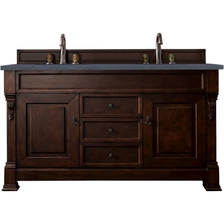 A large image of the James Martin Vanities 147-114-561-3CSP Burnished Mahogany