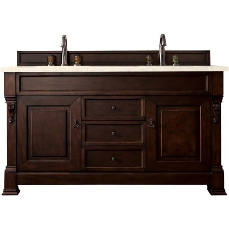 A large image of the James Martin Vanities 147-114-561-3EMR Burnished Mahogany