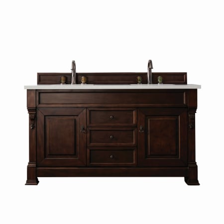 A large image of the James Martin Vanities 147-114-561-3LDL Burnished Mahogany