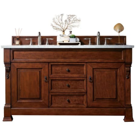 A large image of the James Martin Vanities 147-114-561-3CAR Warm Cherry