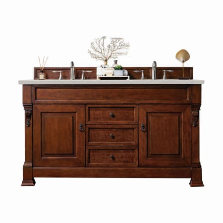 A large image of the James Martin Vanities 147-114-561-3LDL Warm Cherry