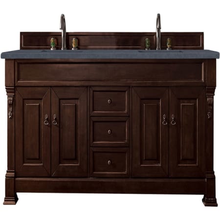 A large image of the James Martin Vanities 147-114-571-3CSP Burnished Mahogany