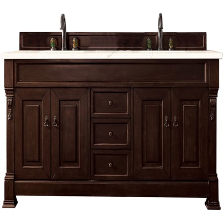 A large image of the James Martin Vanities 147-114-571-3EMR Burnished Mahogany