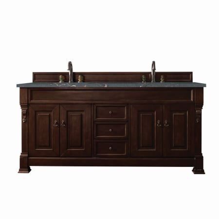 A large image of the James Martin Vanities 147-114-571-3PBL Burnished Mahogany