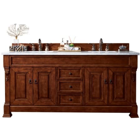 A large image of the James Martin Vanities 147-114-571-3CAR Warm Cherry