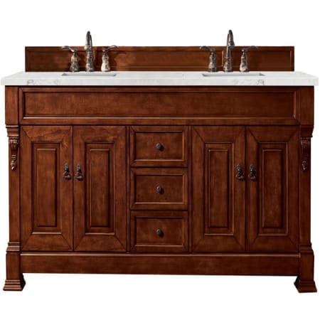 A large image of the James Martin Vanities 147-114-571-3EJP Warm Cherry