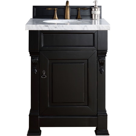 A large image of the James Martin Vanities 147-114-V26-3AF Antique Black