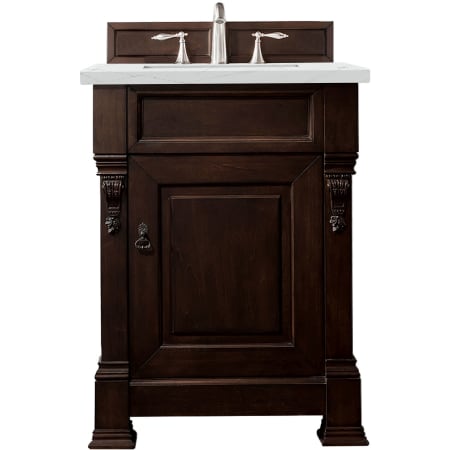 A large image of the James Martin Vanities 147-114-V26-3ENC Burnished Mahogany