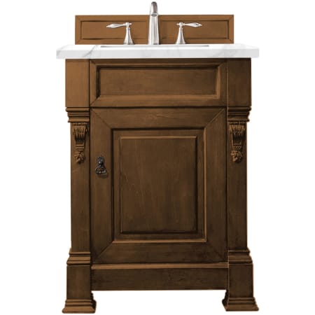 A large image of the James Martin Vanities 147-114-V26-3CAR Country Oak