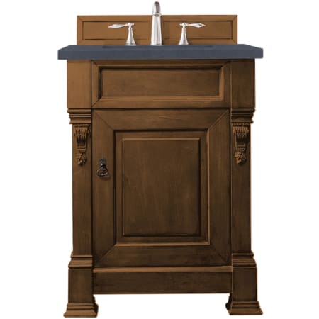 A large image of the James Martin Vanities 147-114-V26-3CSP Country Oak