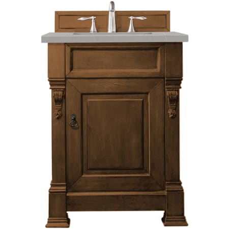 A large image of the James Martin Vanities 147-114-V26-3ESR Country Oak