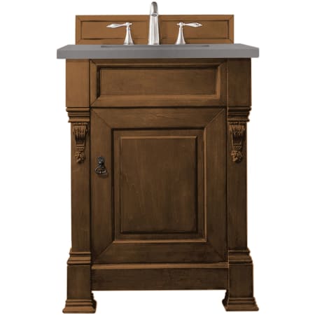 A large image of the James Martin Vanities 147-114-V26-3GEX Country Oak