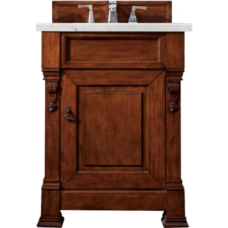 A large image of the James Martin Vanities 147-114-V26-3EJP Warm Cherry